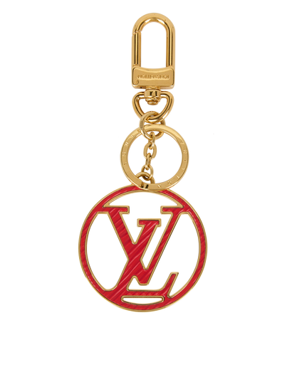 Louis Vuitton Circle Logo Key Chain, front view